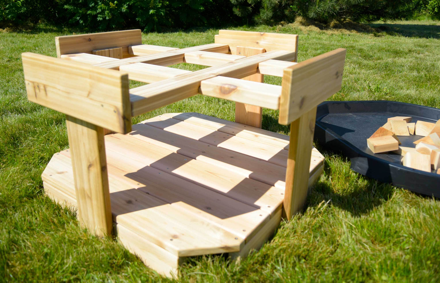 Tuff Tray Outdoor Stand by Naturally Inspired Play