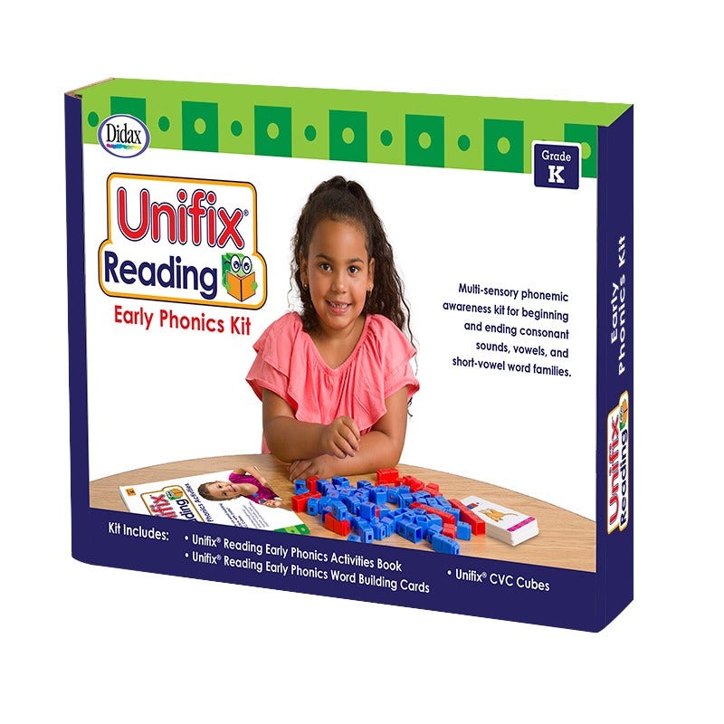 Unifix Reading Early Phonics Kit Kindergarten