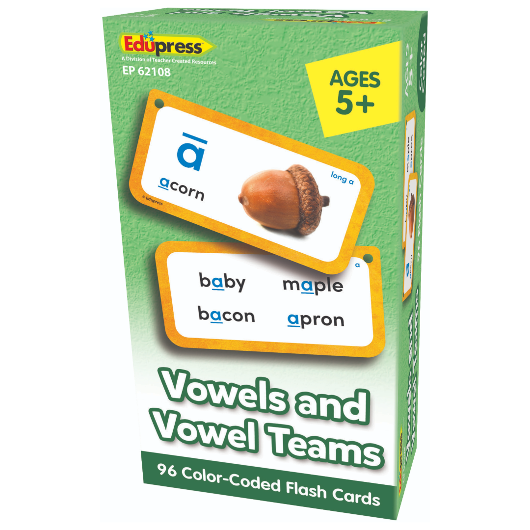Vowels and Vowel Teams Flash Cards Deluxe Set
