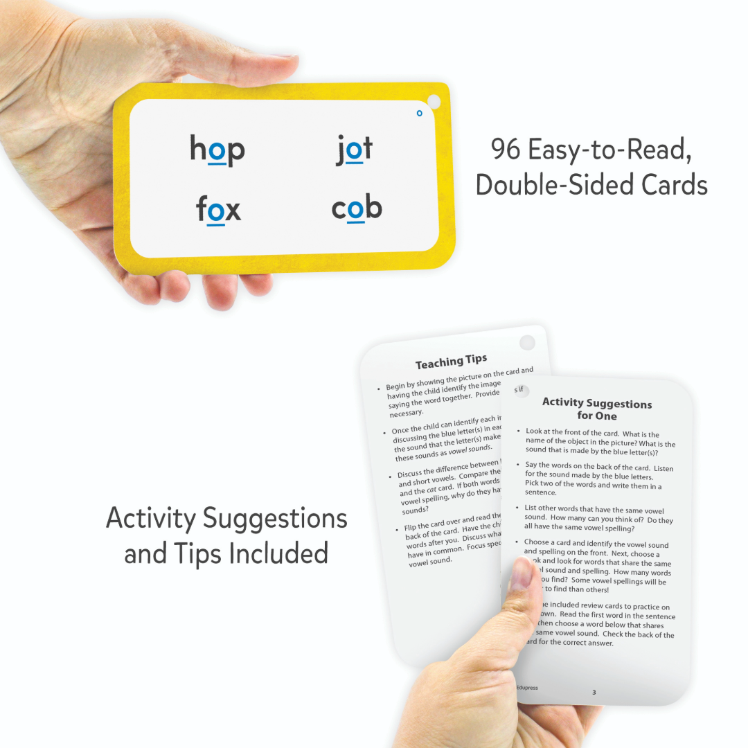 Vowels and Vowel Teams Flash Cards Deluxe Set