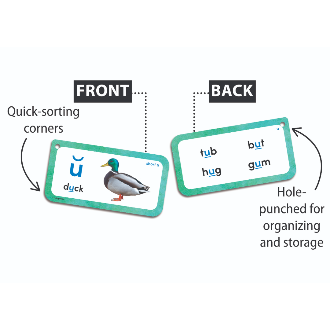 Vowels and Vowel Teams Flash Cards Deluxe Set
