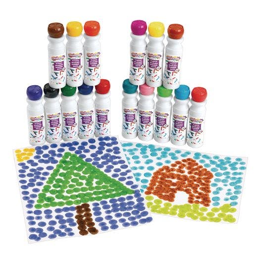 Washable Tropical Dabber Dots Set Of 8