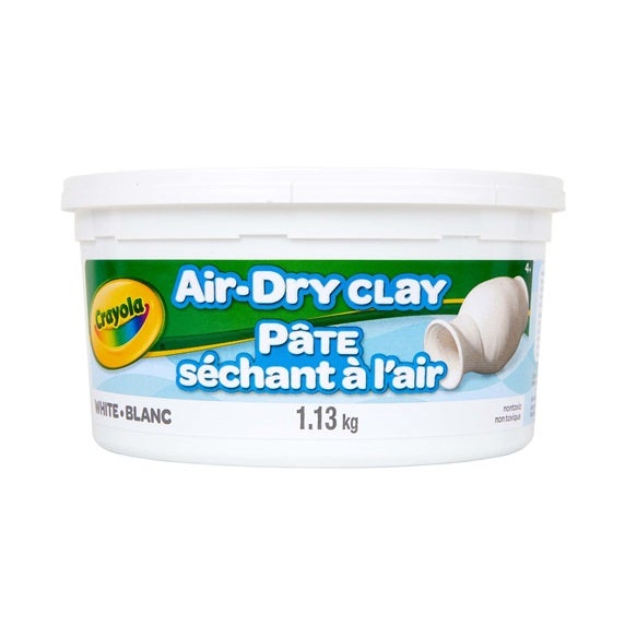 Crayola Air Dry Clay White 2.5 lb