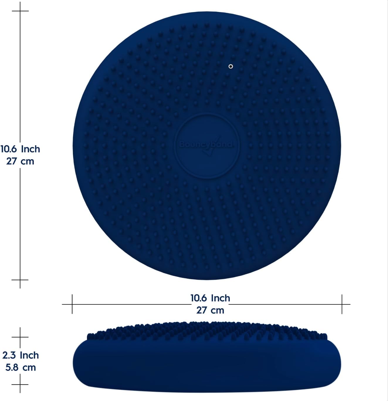 Wiggle Seat Big Sensory Cushion-Blue 33cm