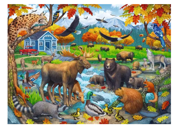 Wildlife Gathering 150 Pc XXL Puzzle