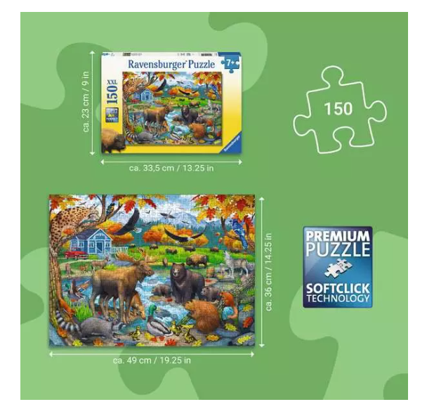 Wildlife Gathering 150 Pc XXL Puzzle