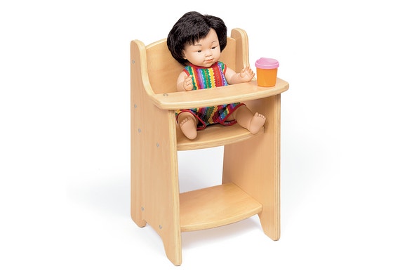 Wooden Doll High Chair