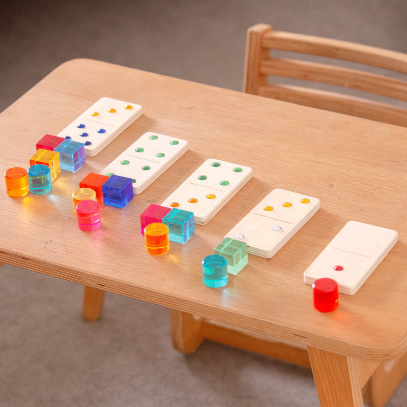 Wooden Gem Dominoes