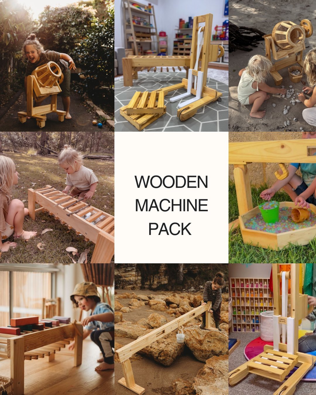 Wooden Machines Inspire Learning Collection
