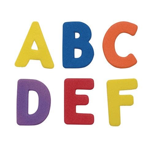 ABC Foam Shapes In a Bucket 1/2 Lb