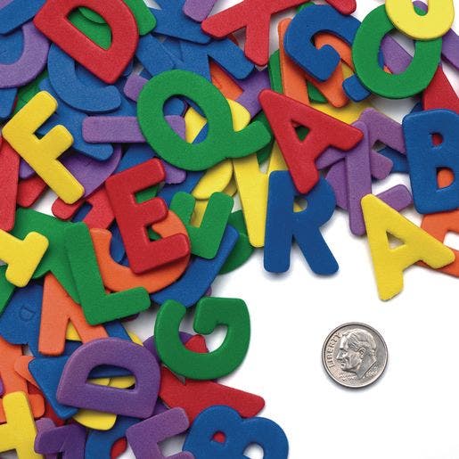 ABC Foam Shapes In a Bucket 1/2 Lb