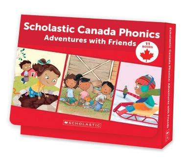 Adventures with Friends Scholastic Canada Phonics 11 Books