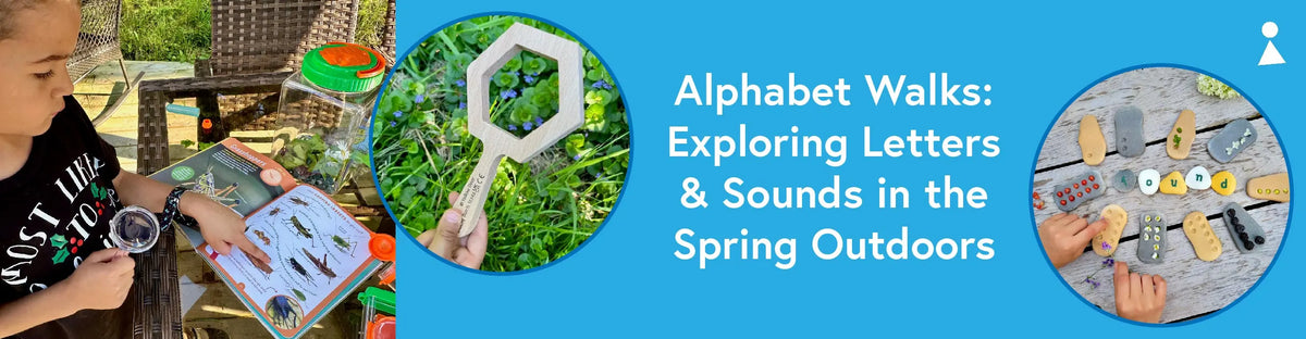 Alphabet Walks: Exploring Letters & Sounds in the Spring Outdoors