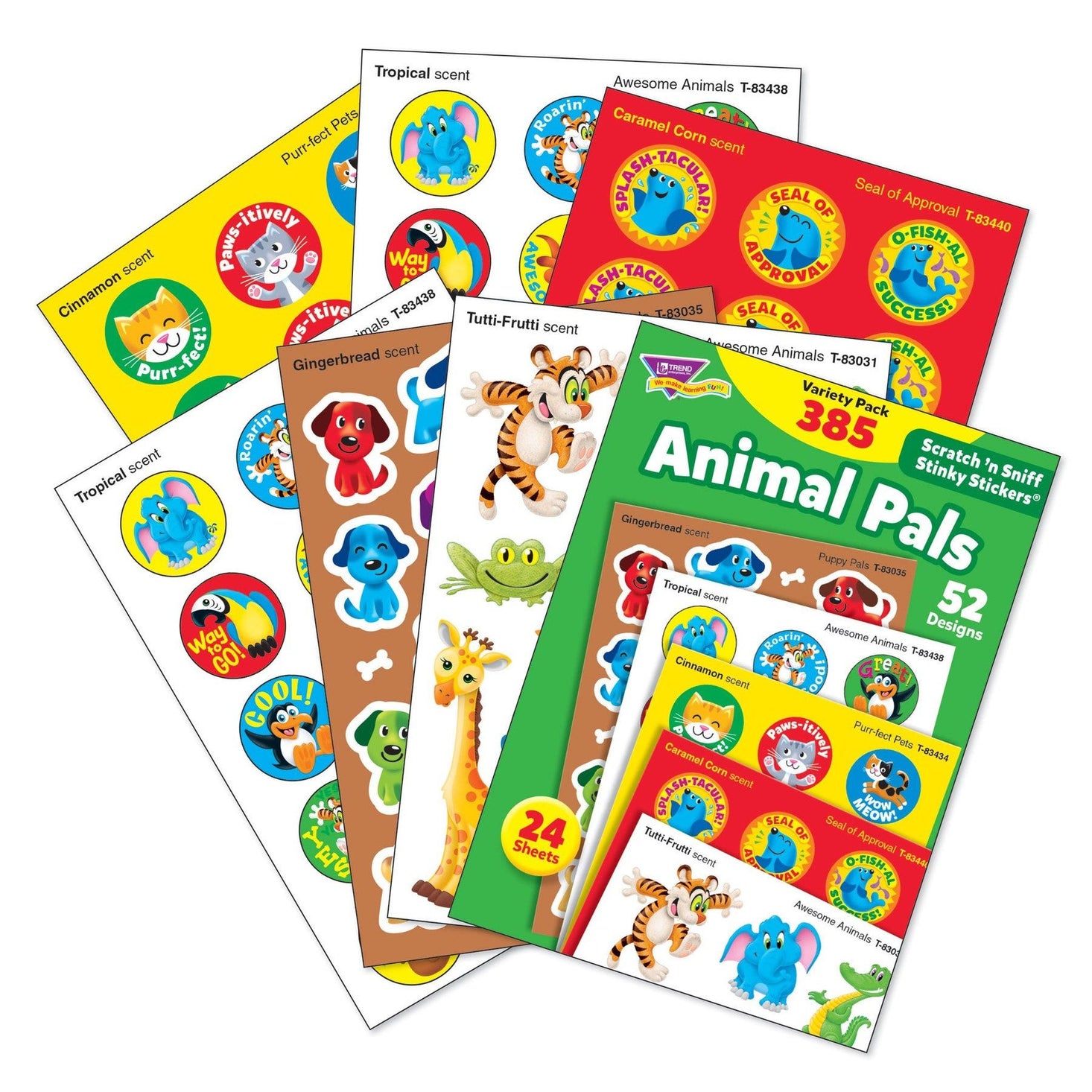 Animal Pals Stinky Stickers Variety