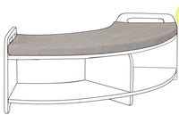Bench Cushion - Low 90º Open Sweep