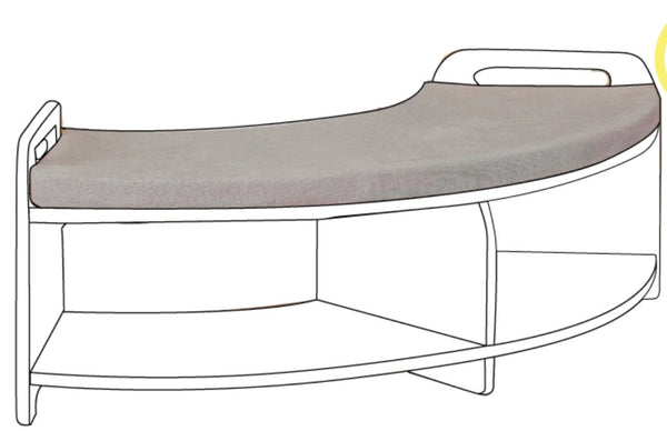 Bench Cushion - Low 90º Open Sweep