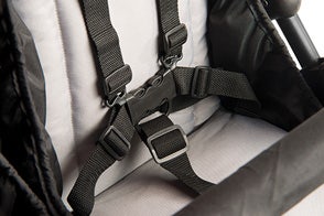 Black Compass Trio Triple Tandem Stroller