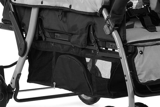 Black Compass Trio Triple Tandem Stroller