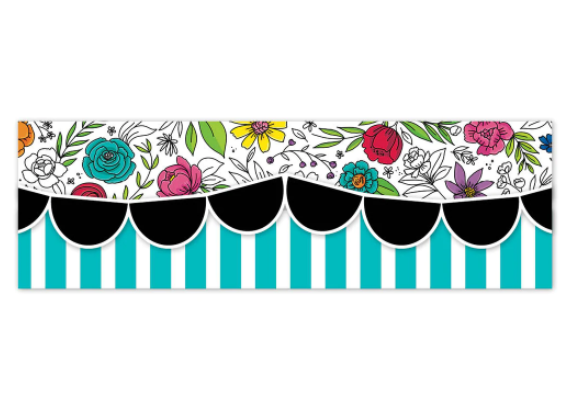 Black Half Dots EZ Border