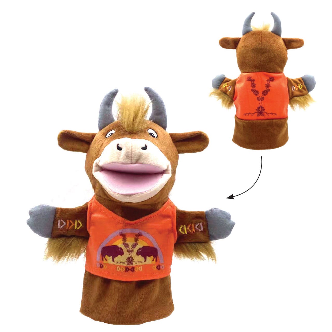 Bobo the Buffalo Puppet