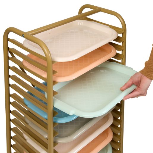 Boho Mobile Art Rack with 10 Tough Art Trays