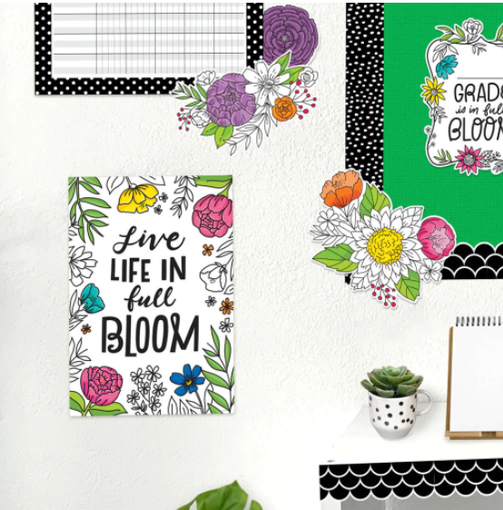 Bright Blooms Inspire U 4 Posters