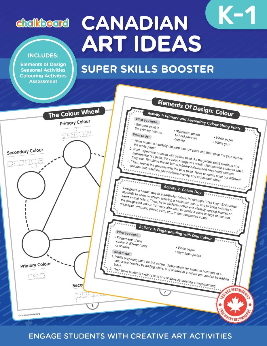 Canadian Art Ideas Grades K-1 Ebook