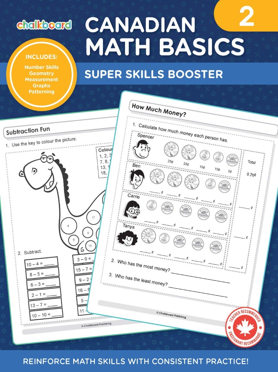 Canadian Math Basics Grade 2 Ebook