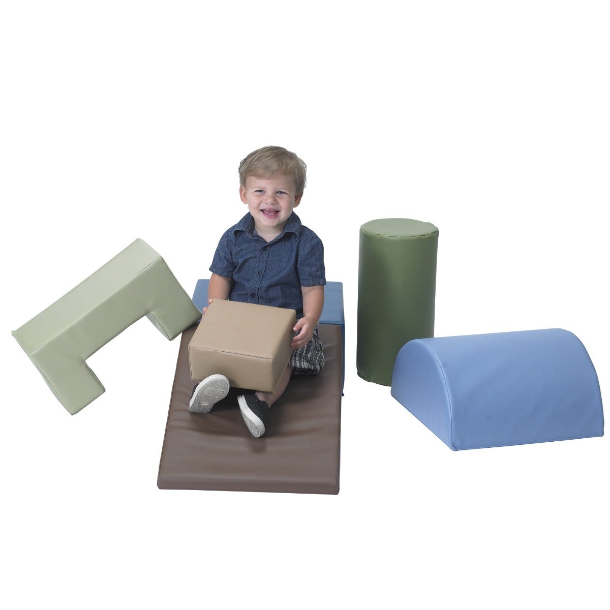 Climb and Play 6 Piece Play Set - Woodland