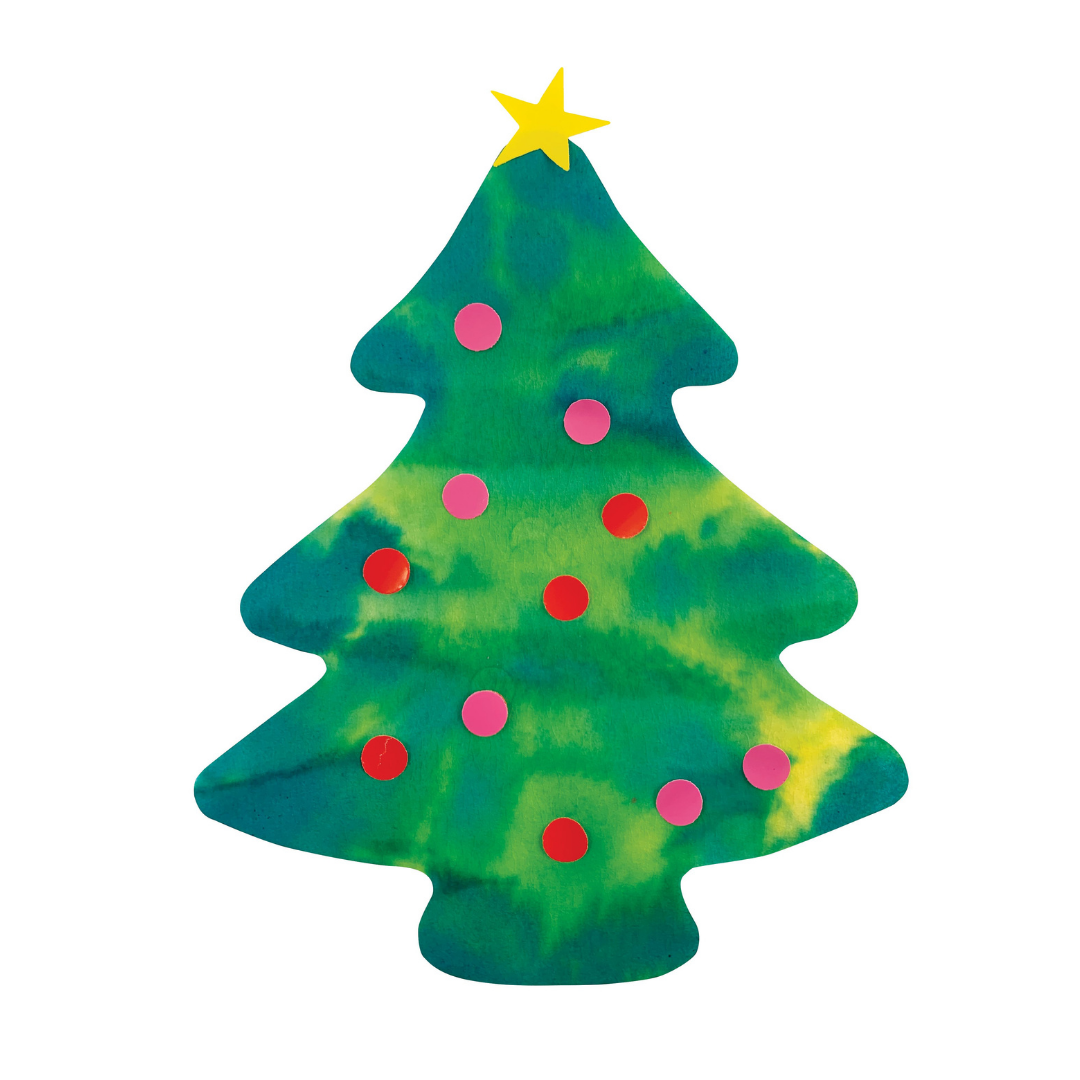 Color Diffusing Evergreen Trees 50 pkg