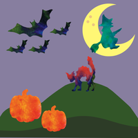 Color Diffusing Halloween Collection 80 pkg