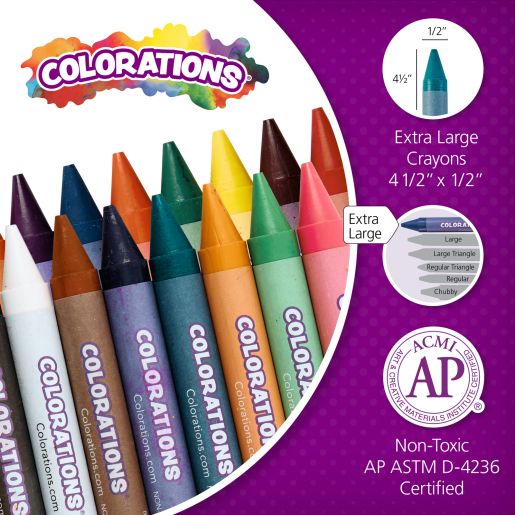 Colorations Crayons Extra Large