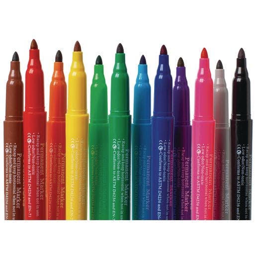 Colorations Color Permanent Markers Set of 84