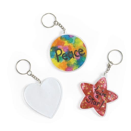 Create Your Own Keychains Set of 12