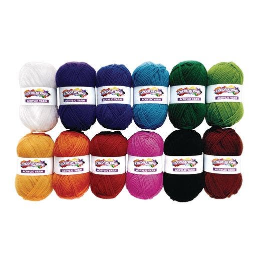 Colorations Acrylic Yarn Set of 12