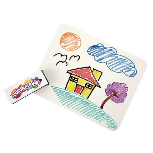 Colorations Board Erasers Set of 10