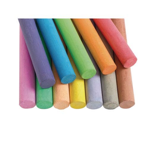 Colorations Dustless Colored Chalk 12 pc