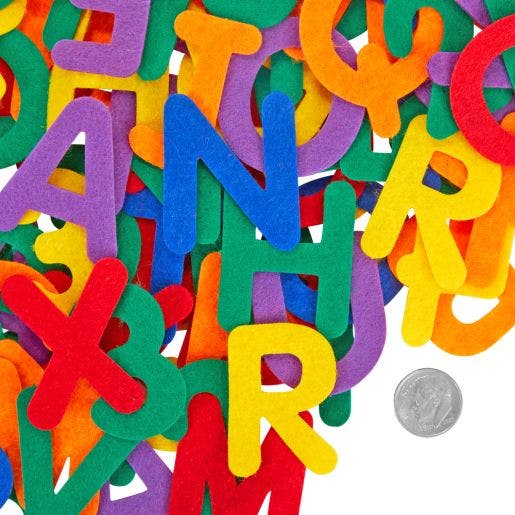 Colorations Felt Letters & Numbers