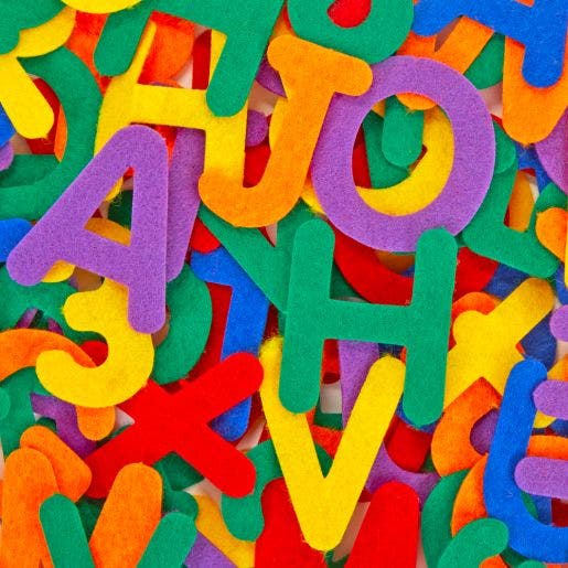 Colorations Felt Letters & Numbers