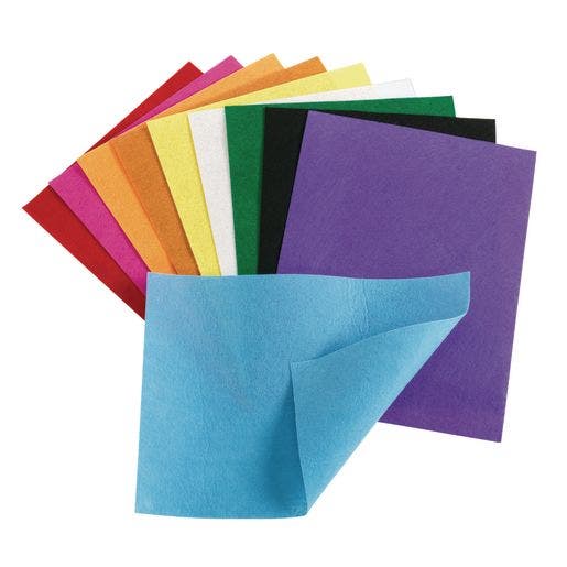 Colorations Felt Sheets 9X12 10 Colors
