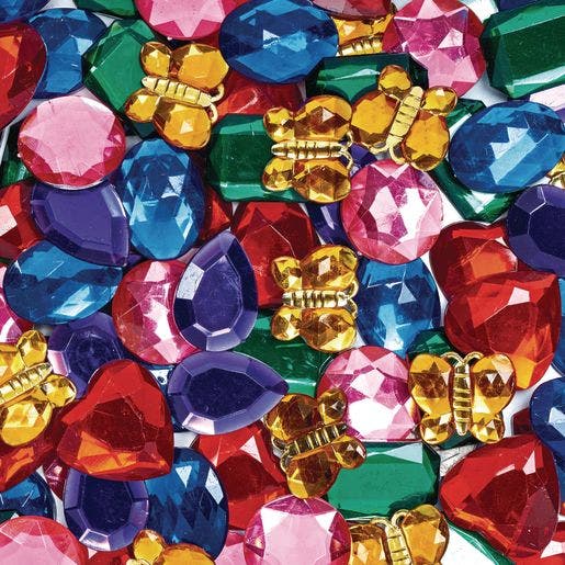 Giant Glittering Rhinestones 1 Lb