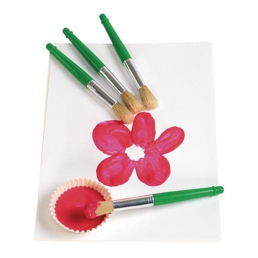Colorations Jumbo Chubby Paint Brushes 4 pcs