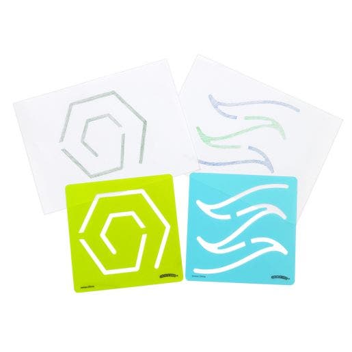 Colorations Mindfulness Stencils Set of 6