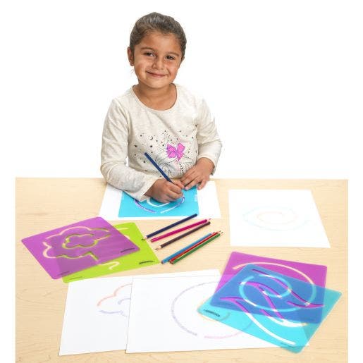 Colorations Mindfulness Stencils Set of 6
