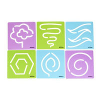 Colorations Mindfulness Stencils Set of 6