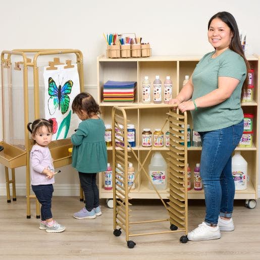 Colorations Mobile Art Rack-Rack Only
