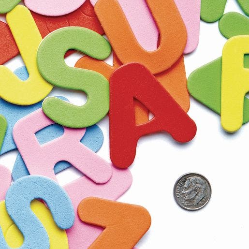 Self Adhesive Foam Uppercase Letters 150 Pcs