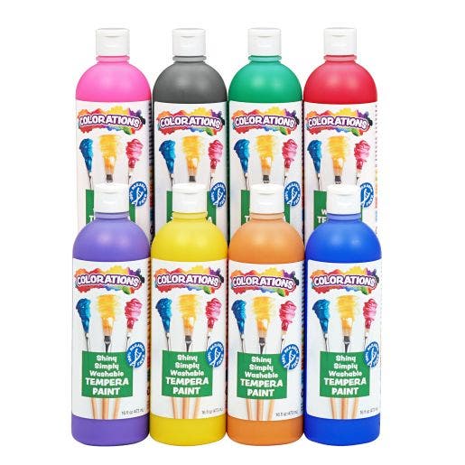 Colorations Simply Shiny Washable Tempera Paint Collection