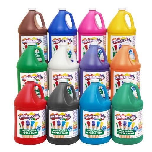 Colorations Simply Washable Tempera Paint Gallon Collection