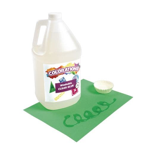 Colorations Washable Clear Glue Gallon